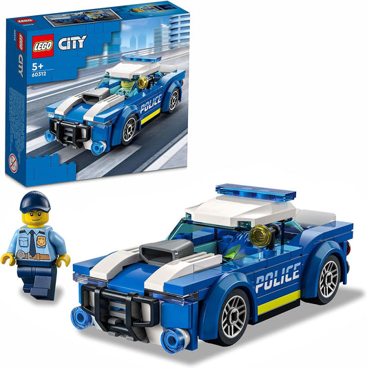 LEGO 60312 City Polizeiauto, Polizei-Spielzeug ab 5 Jahren, Geschenk mit Polizisten