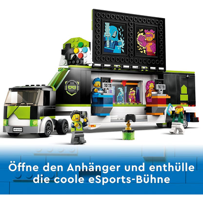 LEGO 60388 Gaming Turnier Truck, LKW-Spielzeug mit Minifiguren, Gamer-Geschenk E-Sports