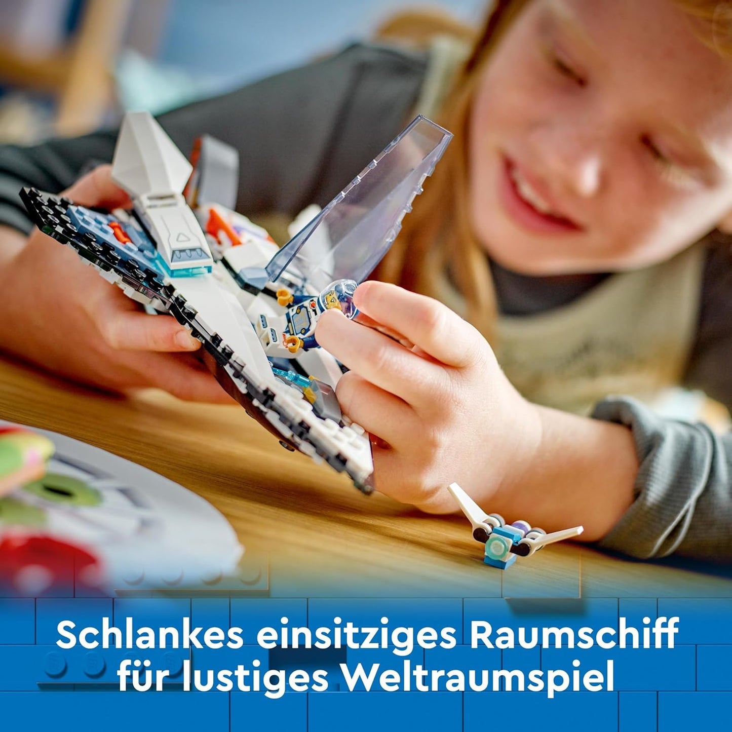 LEGO 60430 City Raumschiff, Weltraum-Spielzeug mit Space Shuttle mit Astronaut-Figur