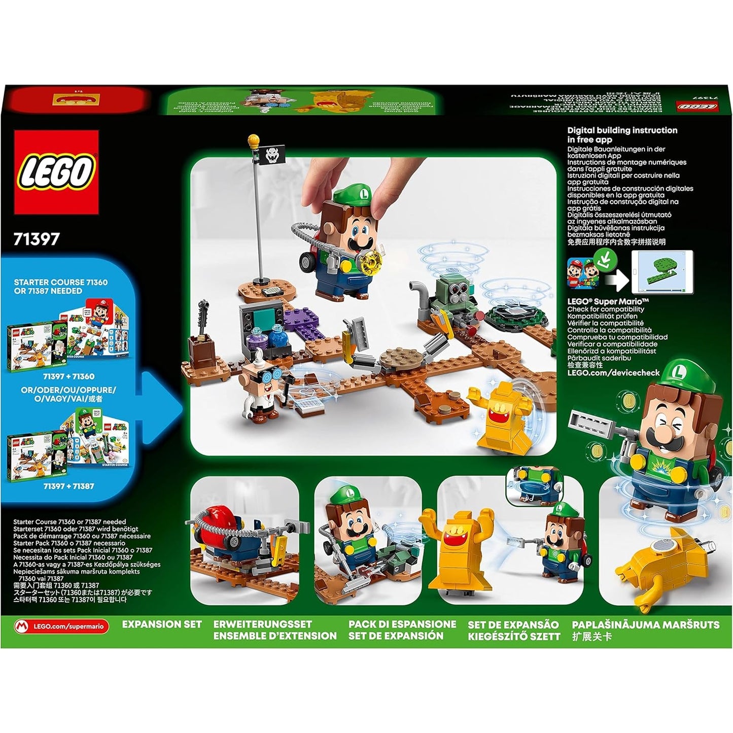 LEGO 71397 Super Mario Luigi’s Mansion™: Labor und Schreckweg – Erweiterungsset