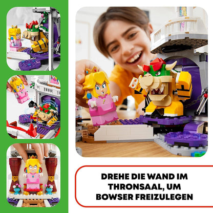 LEGO 71408 Super Mario Pilz-Palast Erweiterungsset, Spielzeug zum kombinieren mit Starterset