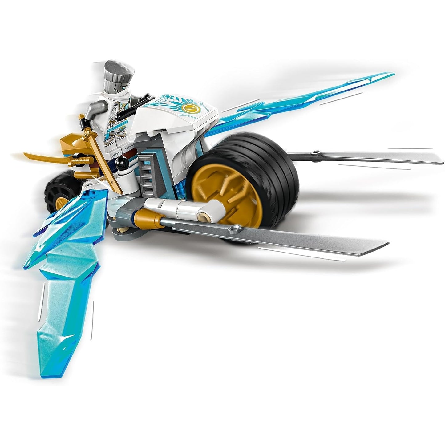 LEGO 71816 NINJAGO Zanes Eismotorrad, Ninja-Spielset mit 1 Minifigur, Action-Spielzeug