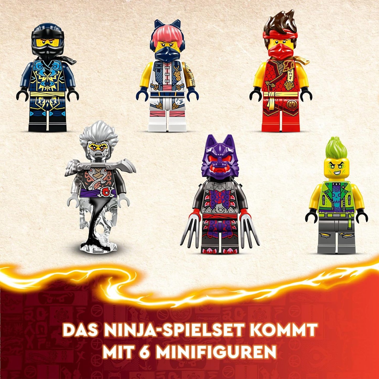 LEGO 71818 NINJAGO Turnier-Arena Abenteuer-Spielzeug für Kinder, Ninja-Spielset