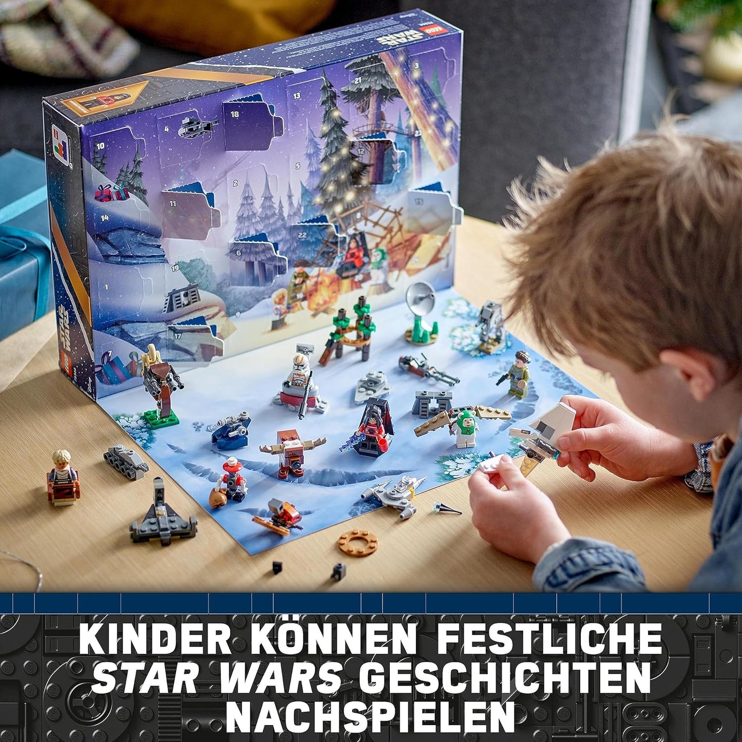 LEGO 75366 Star Wars Adventskalender Weihnachtskalender mit 24 Geschenken