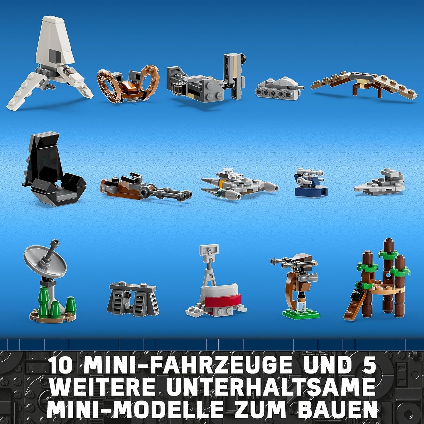 LEGO 75366 Star Wars Adventskalender Weihnachtskalender mit 24 Geschenken