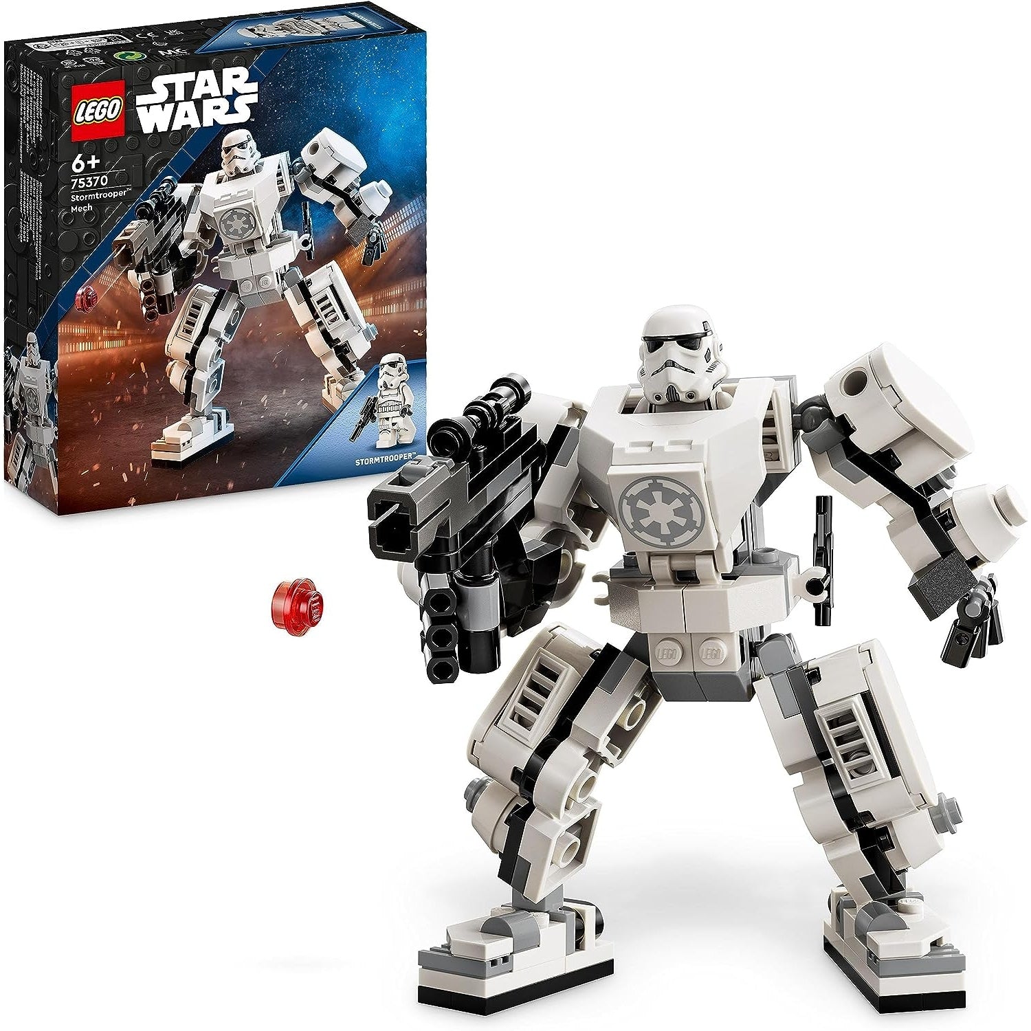 LEGO 75370 Star Wars Sturmtruppler Mech Set, Baubares Actionfigur-Modell