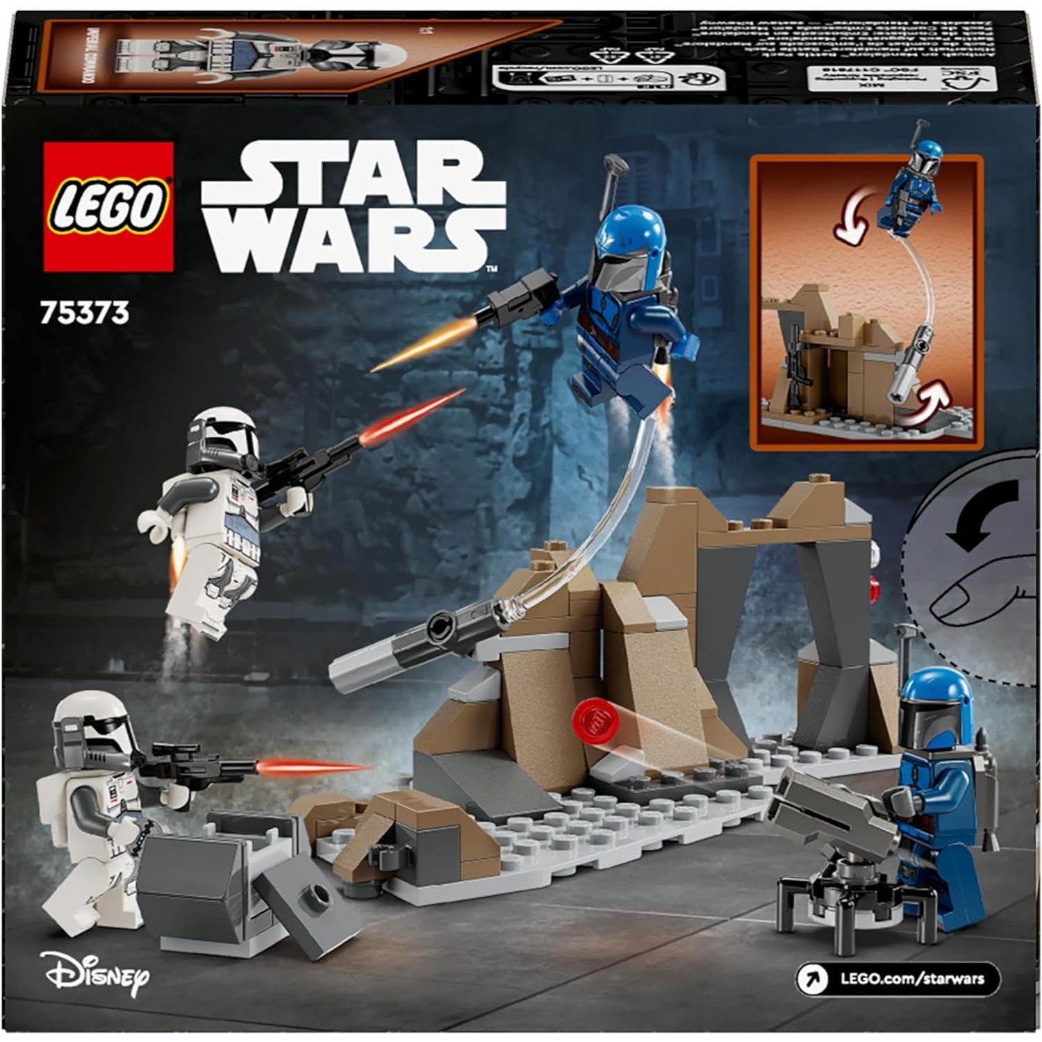 LEGO 75373 Star Wars: The Mandalorian Hinterhalt auf Mandalore Battle Pack