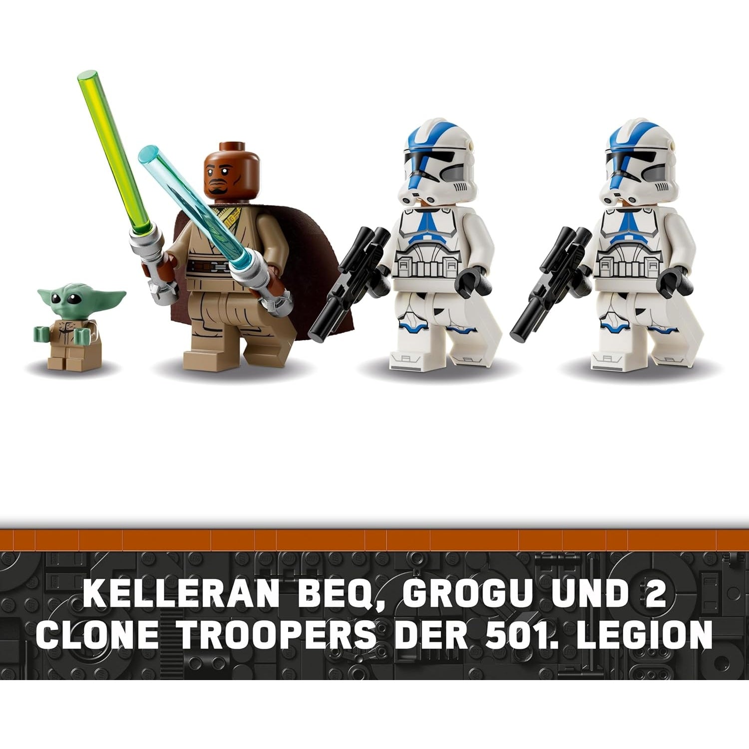 LEGO 75378 Star Wars Flucht mit dem BARC Speeder, The Mandalorian Set