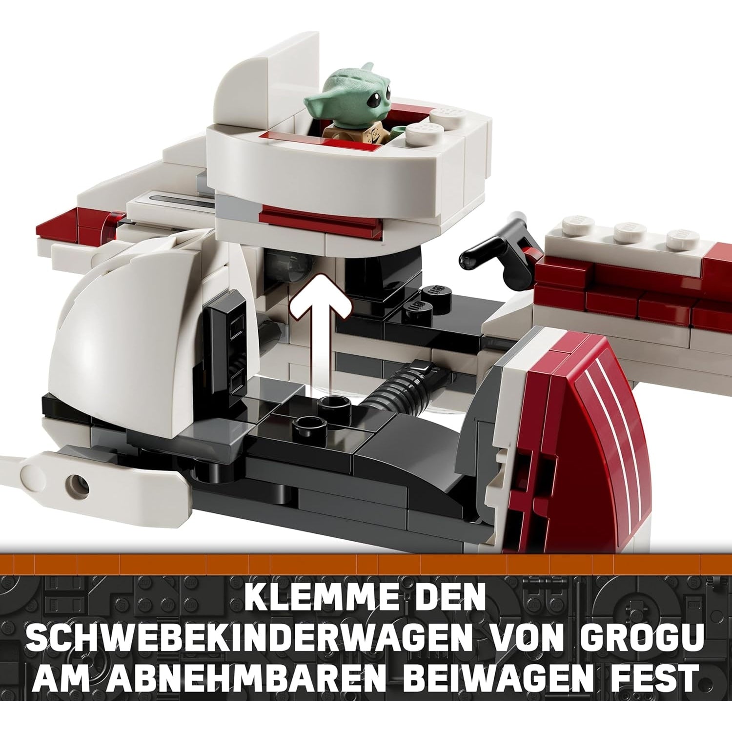 LEGO 75378 Star Wars Flucht mit dem BARC Speeder, The Mandalorian Set