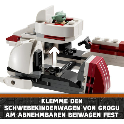 LEGO 75378 Star Wars Flucht mit dem BARC Speeder, The Mandalorian Set