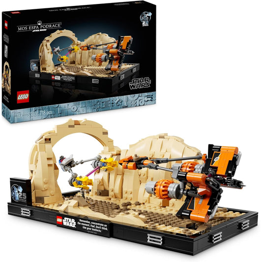 LEGO 75380 Star Wars Podrennen in Mos Espa – Diorama, Die dunkle Bedrohung