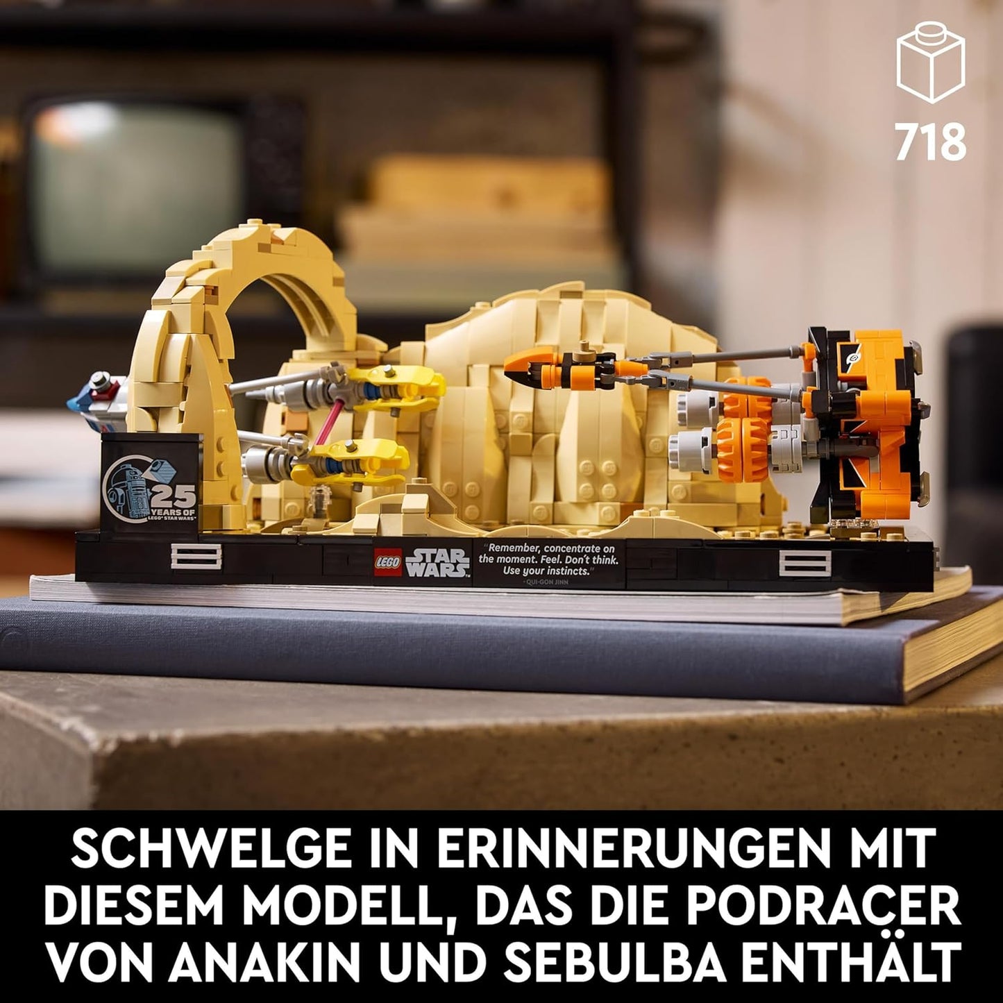 LEGO 75380 Star Wars Podrennen in Mos Espa – Diorama, Die dunkle Bedrohung