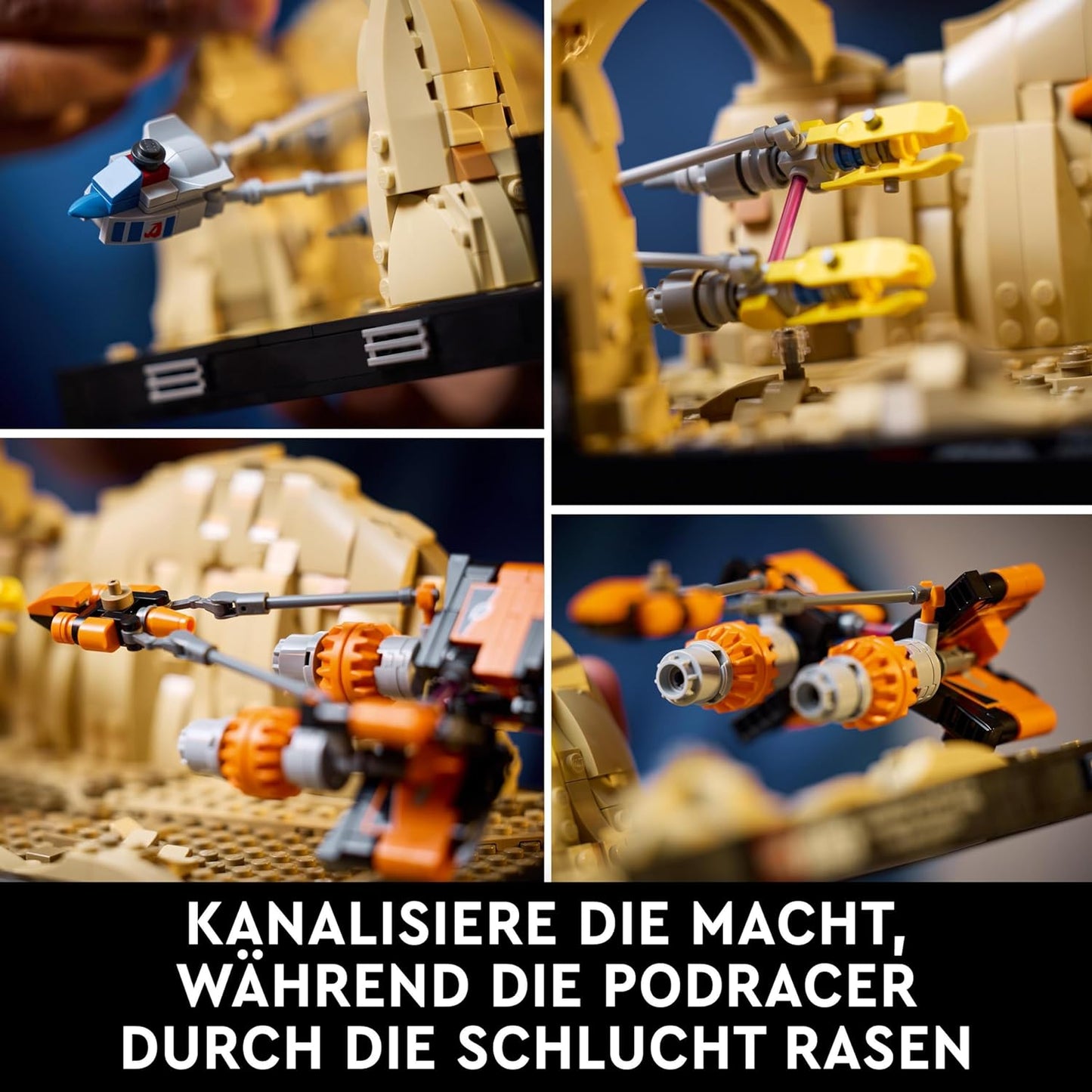 LEGO 75380 Star Wars Podrennen in Mos Espa – Diorama, Die dunkle Bedrohung