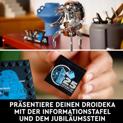 LEGO 75381 Star Wars Droideka Set, Droiden-Modellbausatz für Erwachsene, Deko