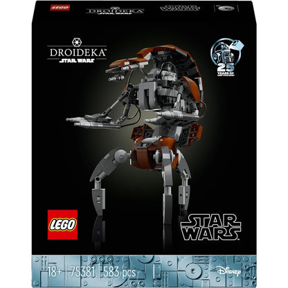 LEGO 75381 Star Wars Droideka Set, Droiden-Modellbausatz für Erwachsene, Deko