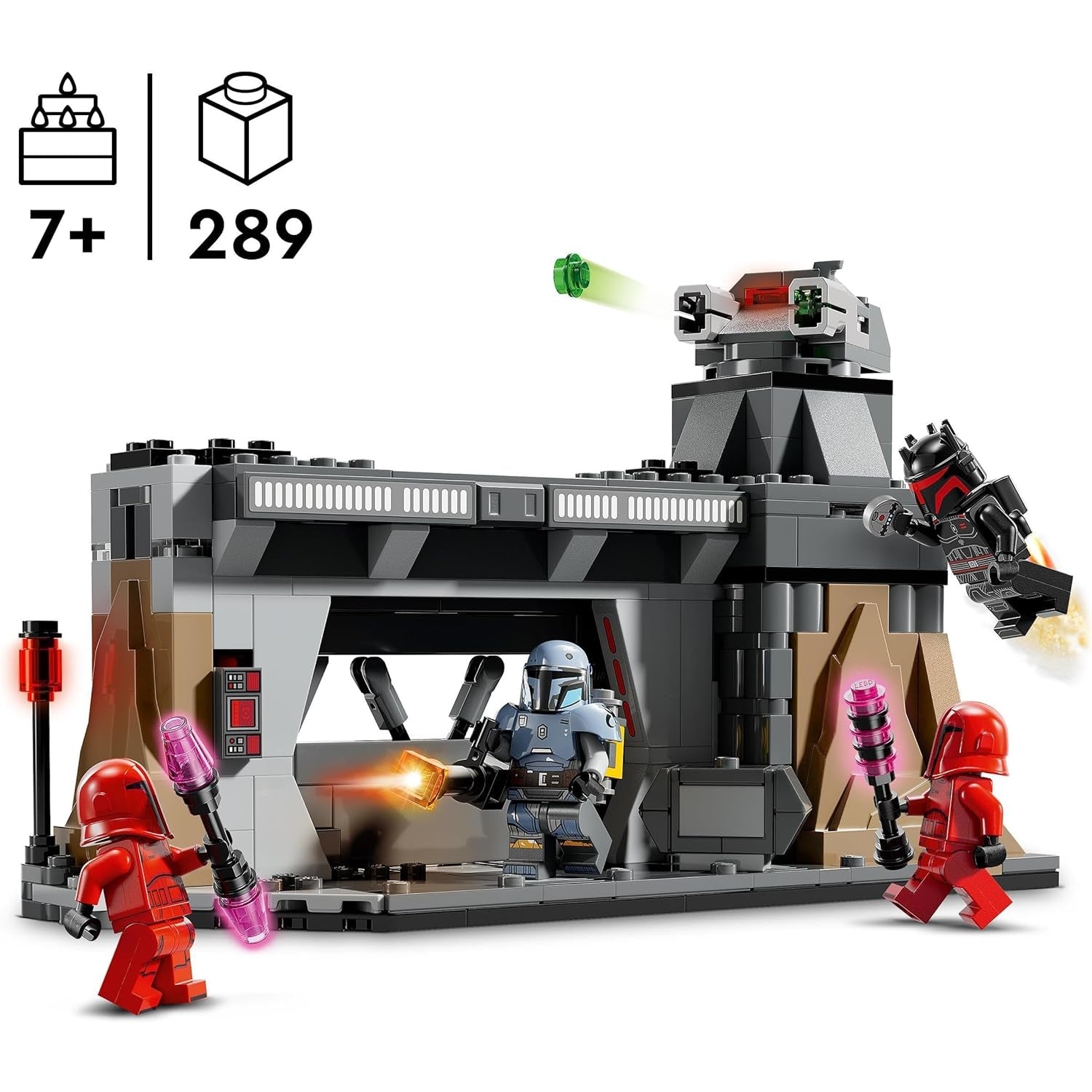 LEGO 75386 Star Wars: The Mandalorian Duell zwischen Paz Vizsla and Moff Gideon