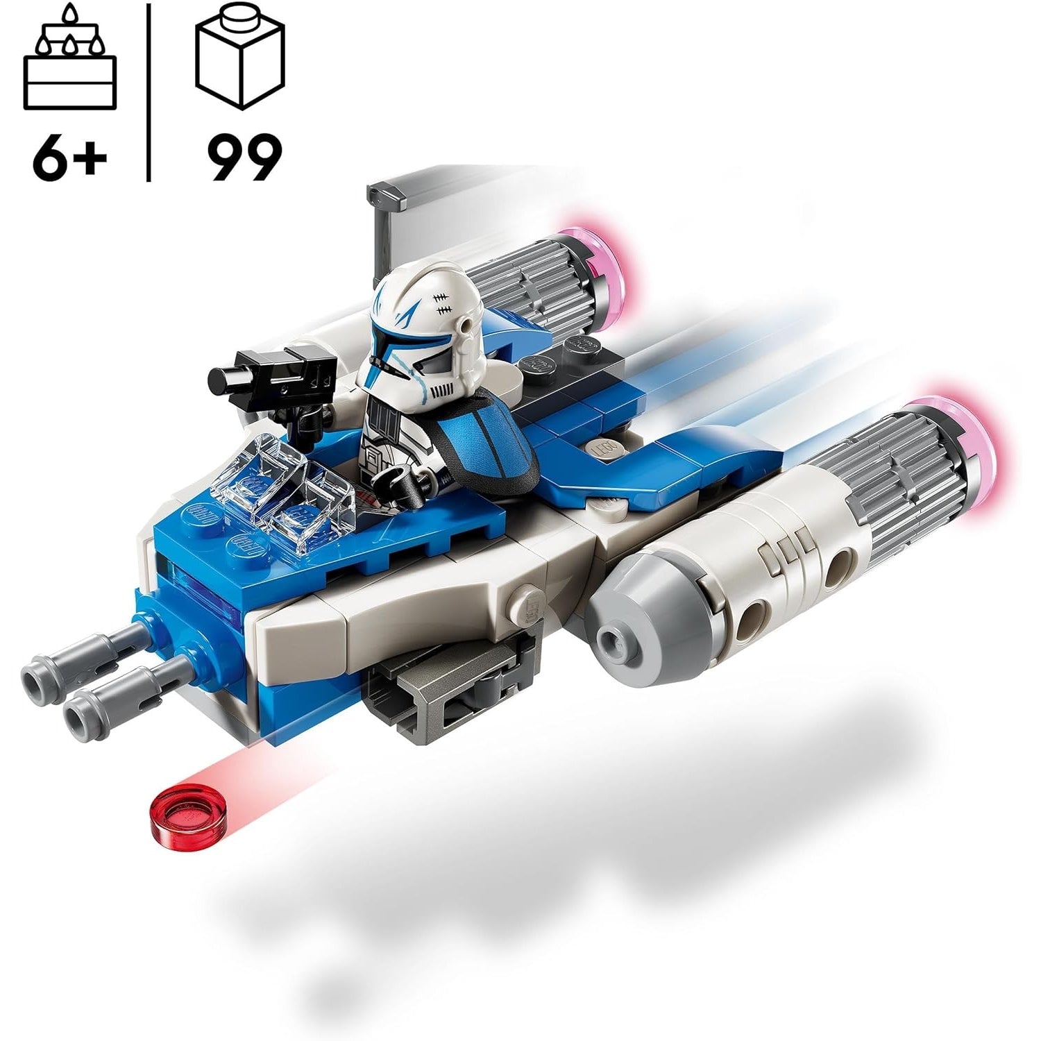 LEGO 75391 Star Wars Captain Rex Y-Wing Microfighter, baubares Spielzeug-Sternenschiff