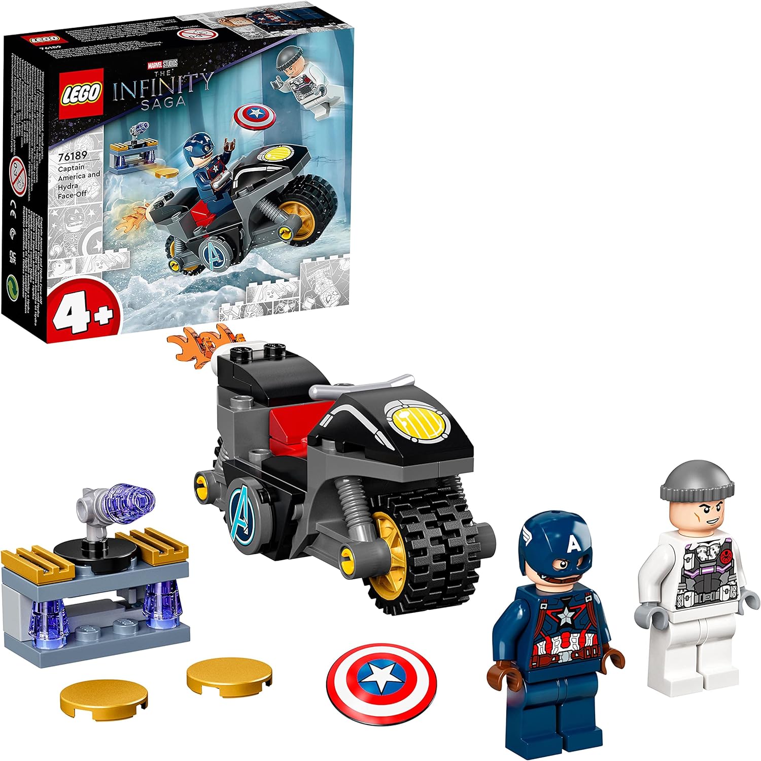 LEGO 76189 Super Heroes Duell zwischen Captain America und Hydra