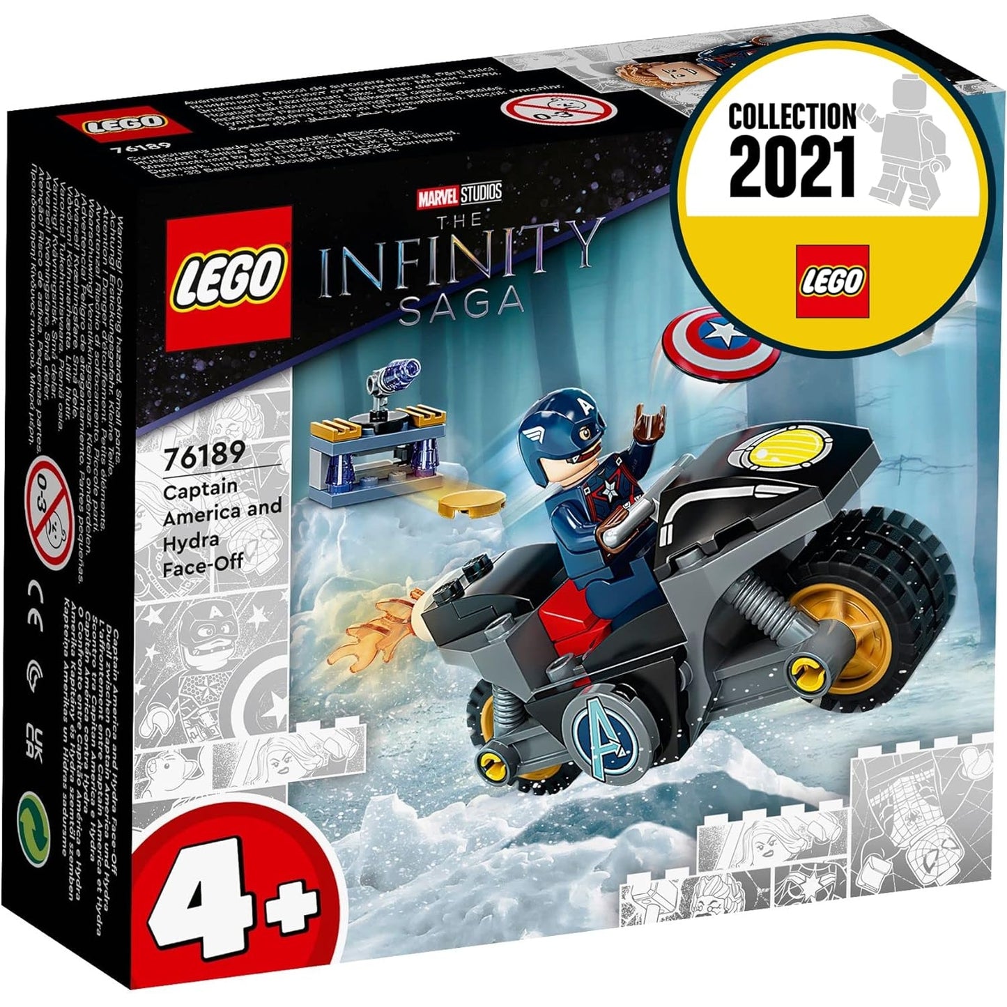 LEGO 76189 Super Heroes Duell zwischen Captain America und Hydra