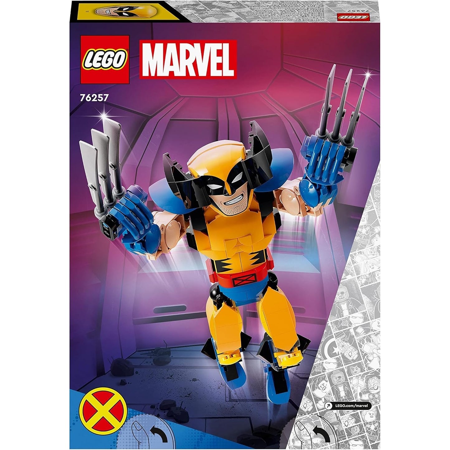 LEGO 76257 Marvel Wolverine Baufigur Superhelden Action Figur mit Krallen aus X-Men