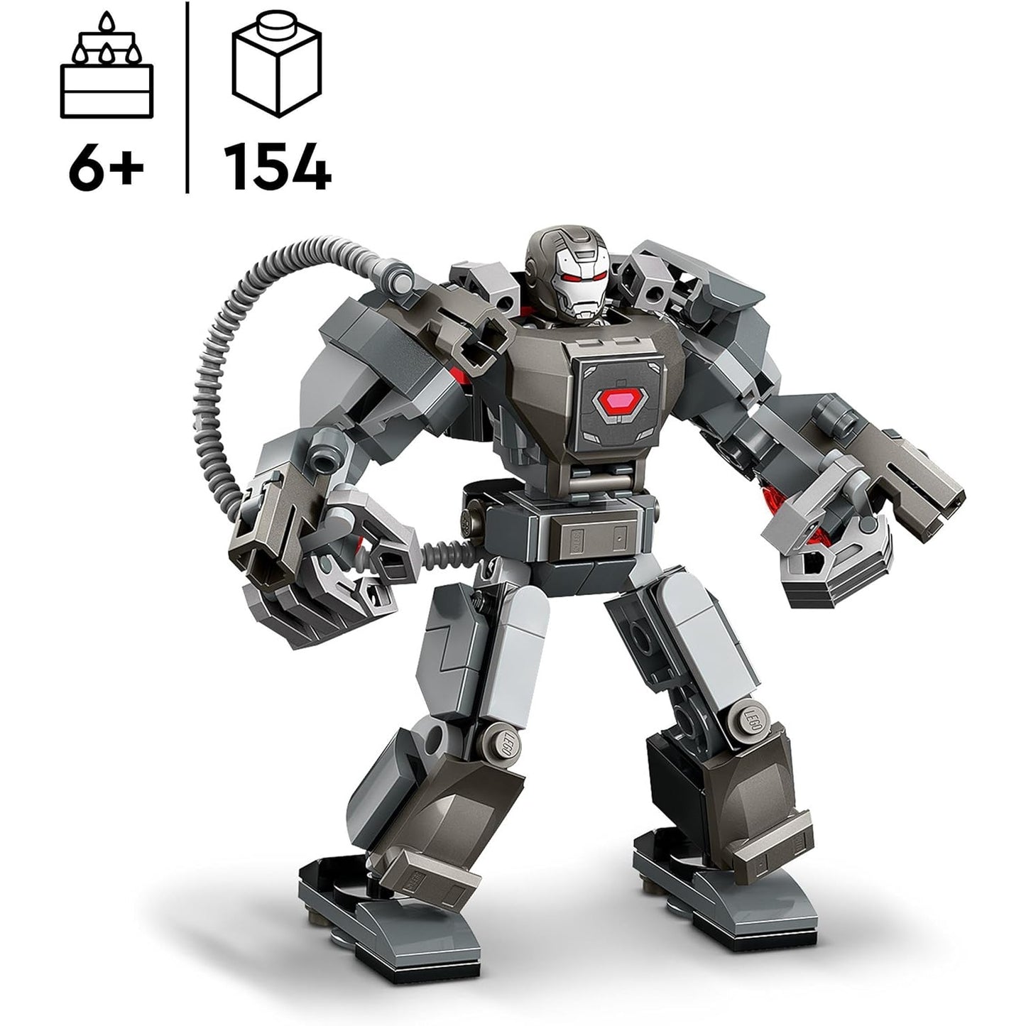 LEGO 76277 Marvel War Machine Mech, baubares Superhelden-Spielzeug mit 3 Shootern