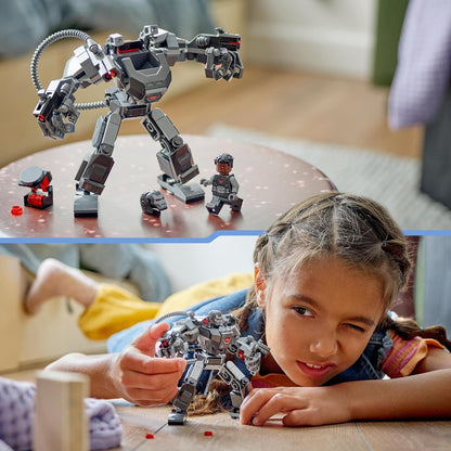 LEGO 76277 Marvel War Machine Mech, baubares Superhelden-Spielzeug mit 3 Shootern