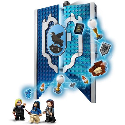 LEGO 76411 Harry Potter Hausbanner Ravenclaw, Hogwarts Wappen, Schloss Gemeinschaftsraum