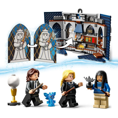 LEGO 76411 Harry Potter Hausbanner Ravenclaw, Hogwarts Wappen, Schloss Gemeinschaftsraum