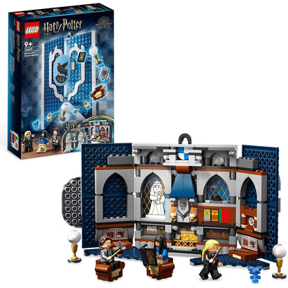 LEGO 76411 Harry Potter Hausbanner Ravenclaw, Hogwarts Wappen, Schloss Gemeinschaftsraum