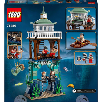 LEGO 76420 Harry Potter Trimagisches Turnier: Der Schwarze See, Feuerkelch Spielzeug für Kinder