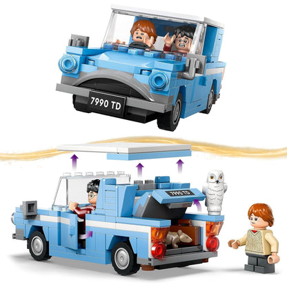 LEGO 76424 Harry Potter Fliegender Ford Anglia, baubares Spielzeug-Auto für Kinder