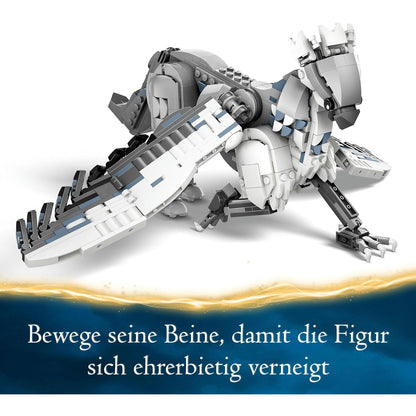 LEGO 76427 Harry Potter Hippogreif Seidenschnabel, Fabelwesen-Spielzeug zum Sammeln