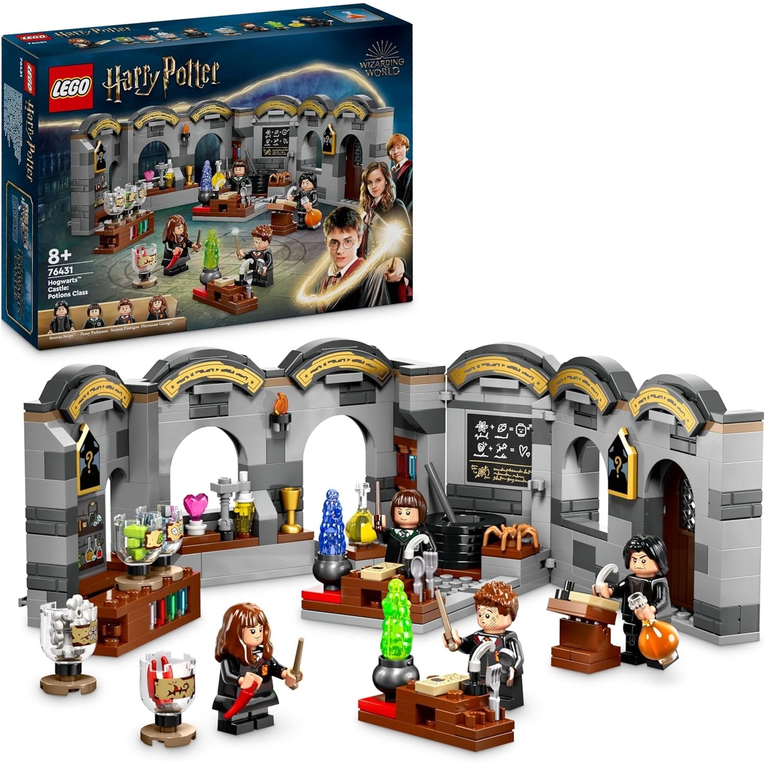 LEGO 76431 Harry Potter Schloss Hogwarts: Zaubertrankunterricht, Fantasy-Spielzeug