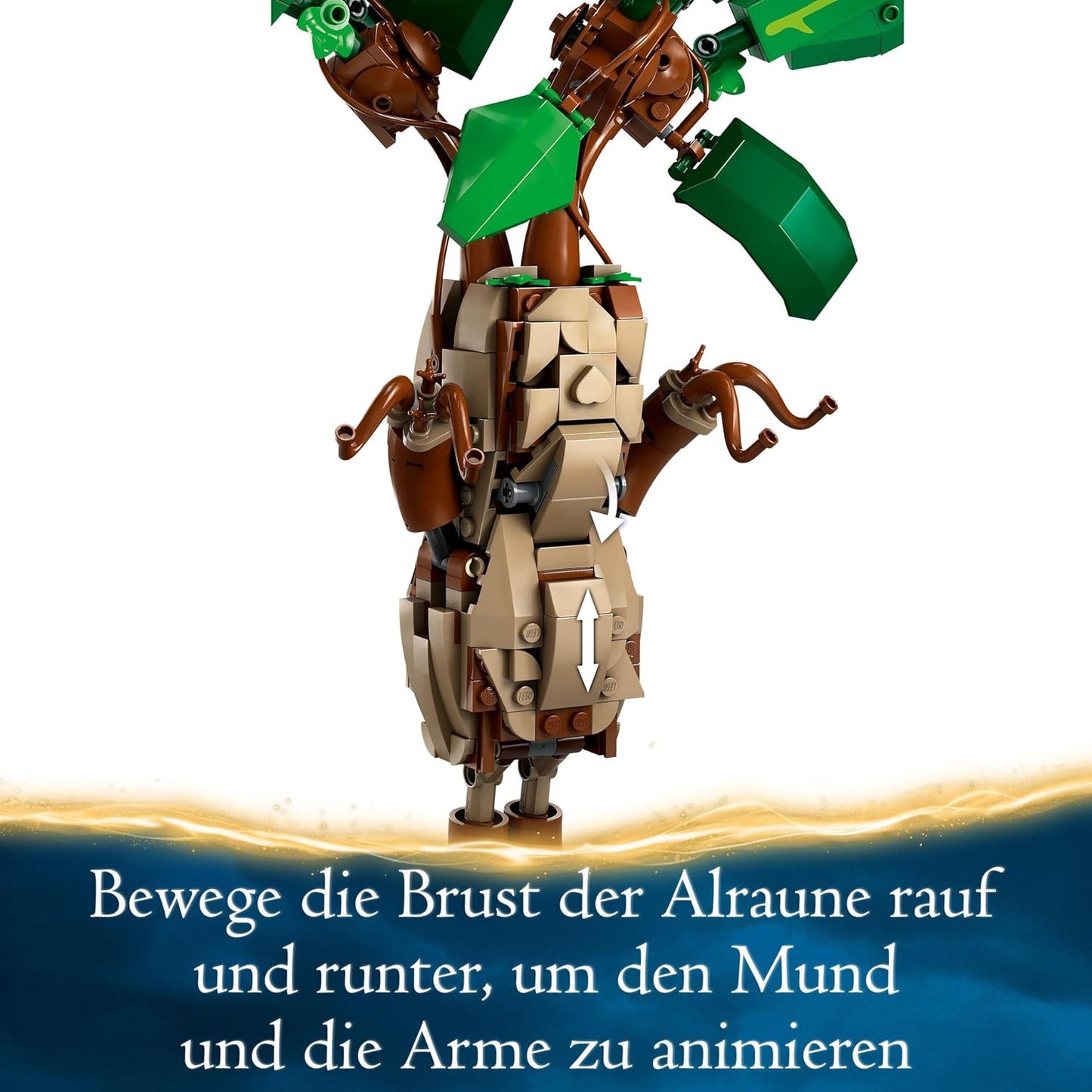 LEGO 76433 Harry Potter Zaubertrankpflanze: Alraune, Pflanzen-Spielzeug mit Topf