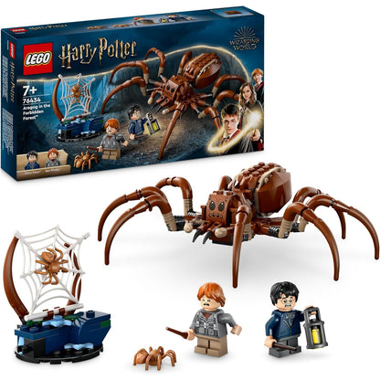 LEGO 76434 Harry Potter Aragog im Verbotenen Wald, Fantasy-Spielset mit Spinnen-Figur