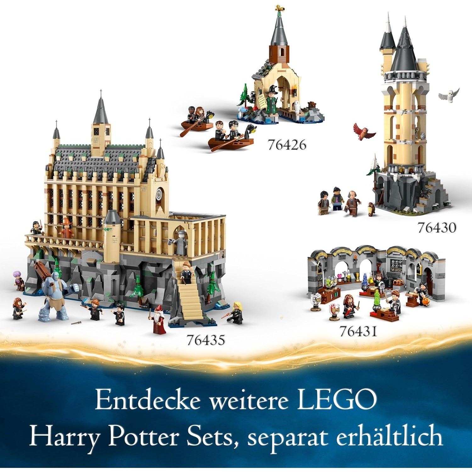 LEGO 76439 Harry Potter Ollivanders & Madam Malkins Anzüge, Läden aus der Winkelgasse