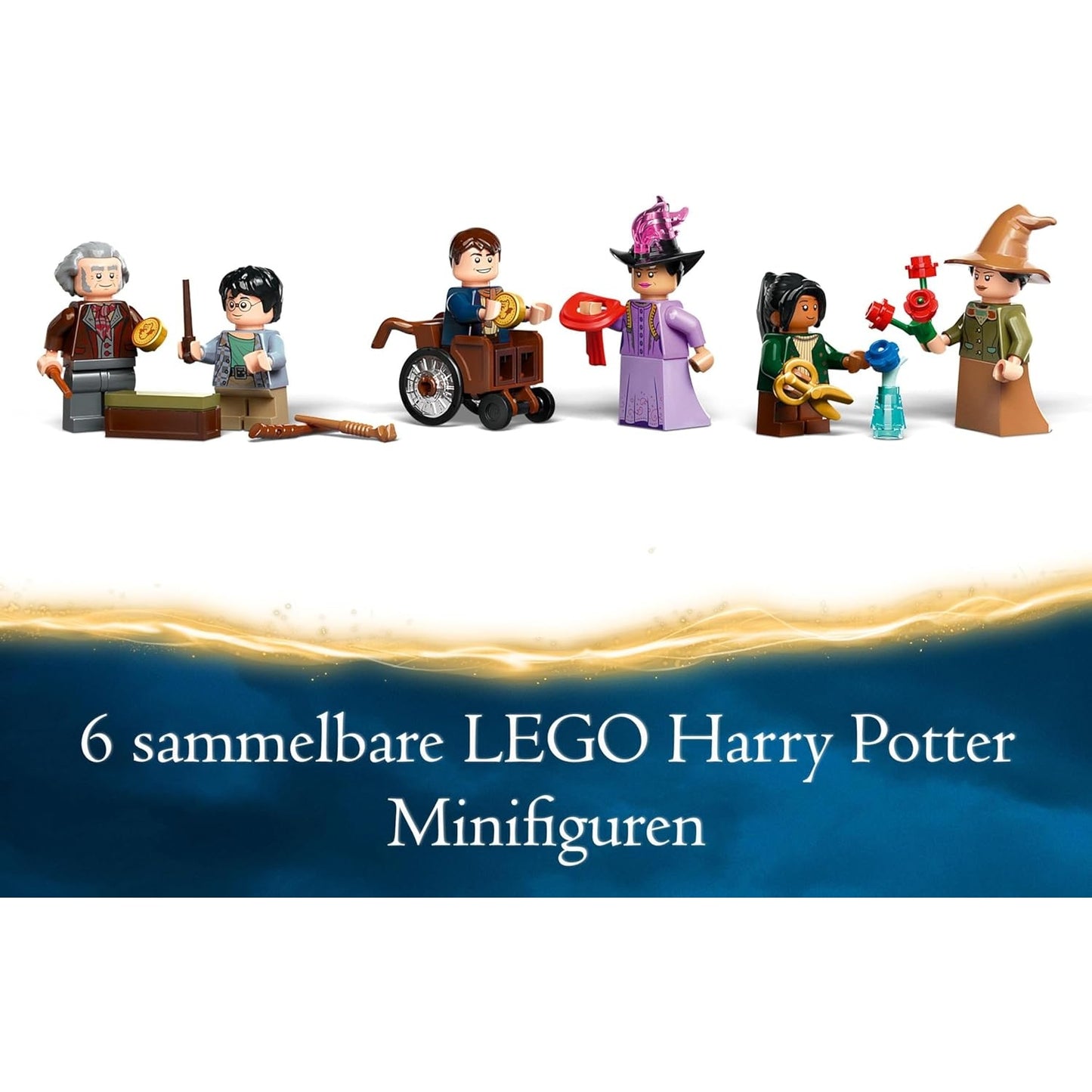 LEGO 76439 Harry Potter Ollivanders & Madam Malkins Anzüge, Läden aus der Winkelgasse