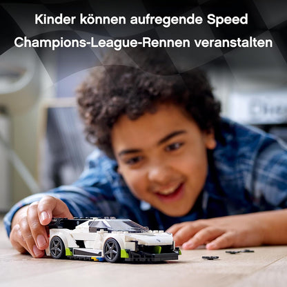 LEGO 76900 Speed Champions Koenigsegg Jesko Rennauto, Spielzeugauto, Modellauto zum selber Bauen