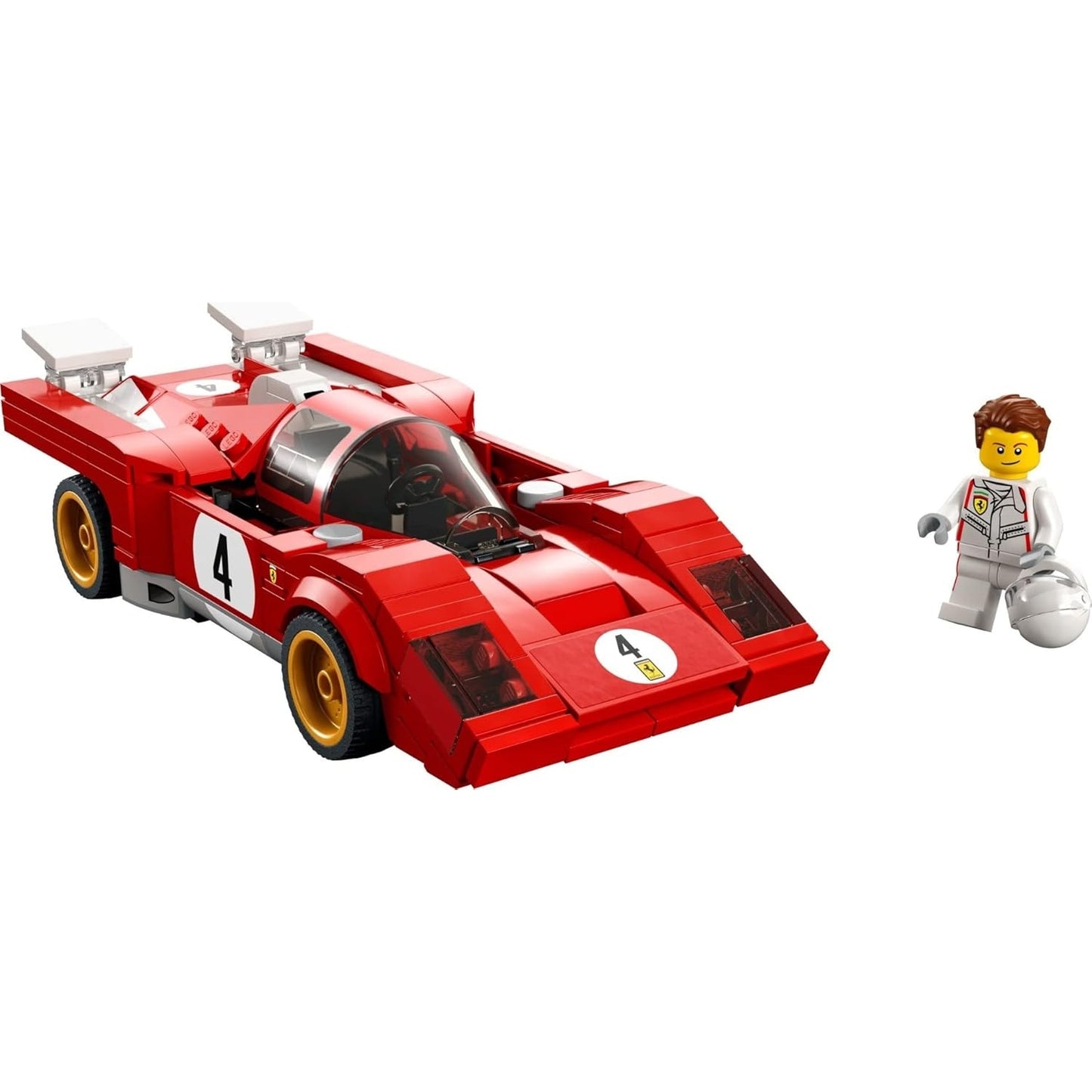 LEGO 76906 Speed Champions 1970 Ferrari 512 M Bausatz für Modellauto, Spielzeug-Auto