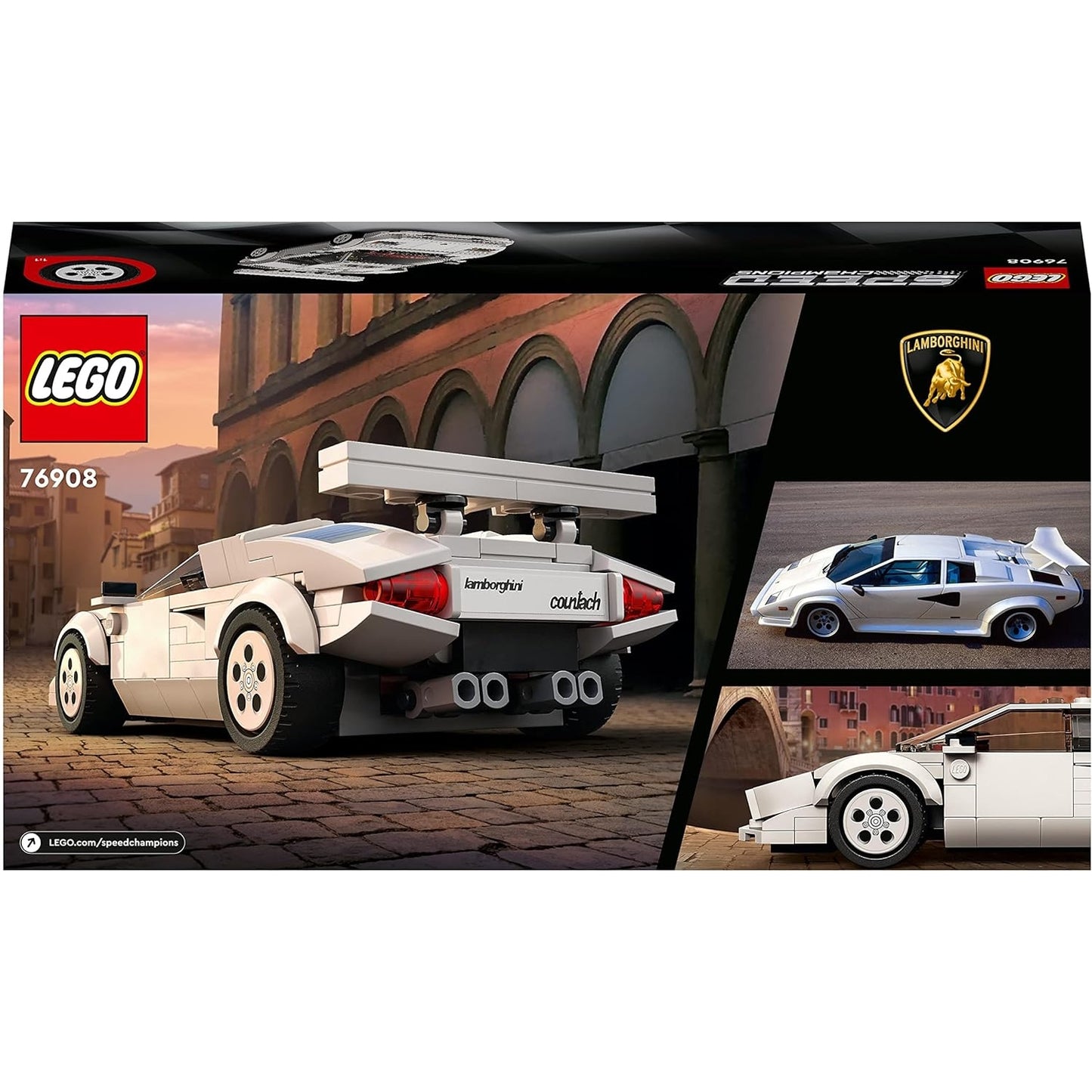 LEGO 76908 Speed Champions Lamborghini Countach Bausatz für Modellauto