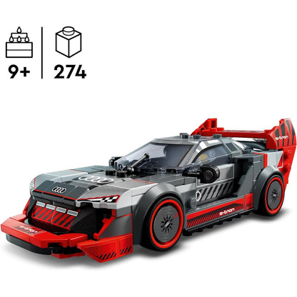 LEGO 76921 Speed Champions Audi S1 e-tron Quattro Rennwagen Set mit Auto-Spielzeug