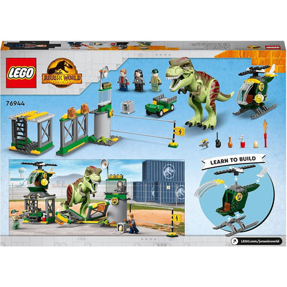 LEGO 76944 Jurassic World T. Rex Ausbruch Dinosaurier-Spielzeug ab 4 Jahren