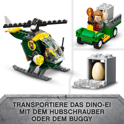 LEGO 76944 Jurassic World T. Rex Ausbruch Dinosaurier-Spielzeug ab 4 Jahren