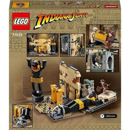 LEGO 77013 Indiana Jones Flucht aus dem Grabmal Konstruktionsspielzeug mit Tempel und Mumie Minifigur