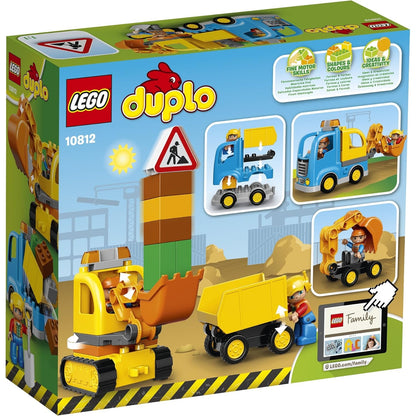 LEGO DUPLO 10812 - Bagger & Lastwagen | Kleinkind Spielzeug ab 2 Jahren