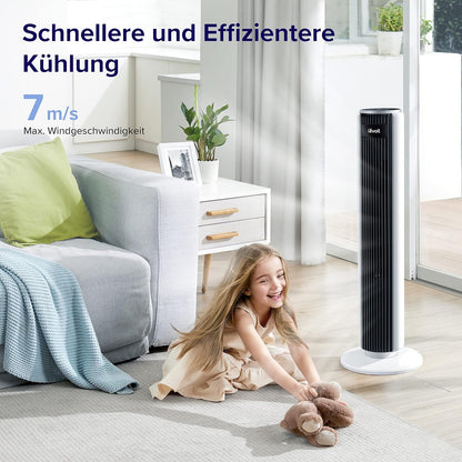 LEVOIT 28dB leiser Turmventilator mit Fortschrittlichem Schlafmodus VentilatoR