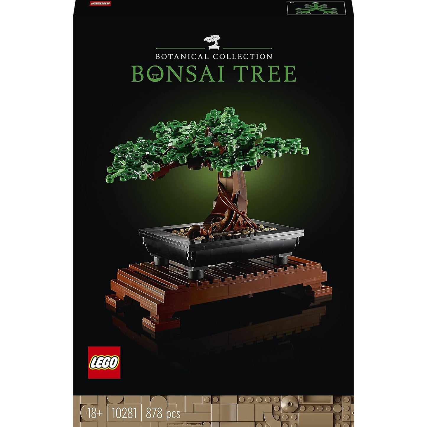 Lego 10281 Icons Bonsai Baum Set für Erwachsene, Pflanzen Home Deko Set mit Blumen