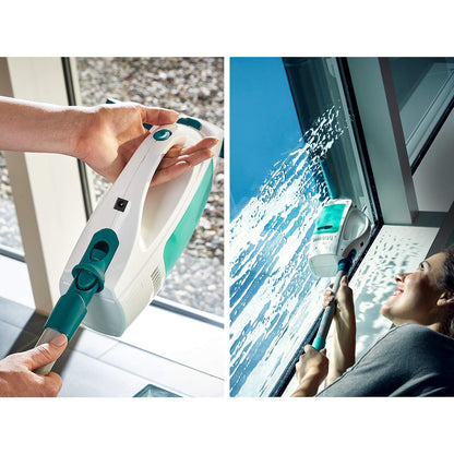 Leifheit Fenstersauger Set Dry and Clean mit 28 cm Saugdüse 360° streifenfreie Reinigung Fensterreiniger