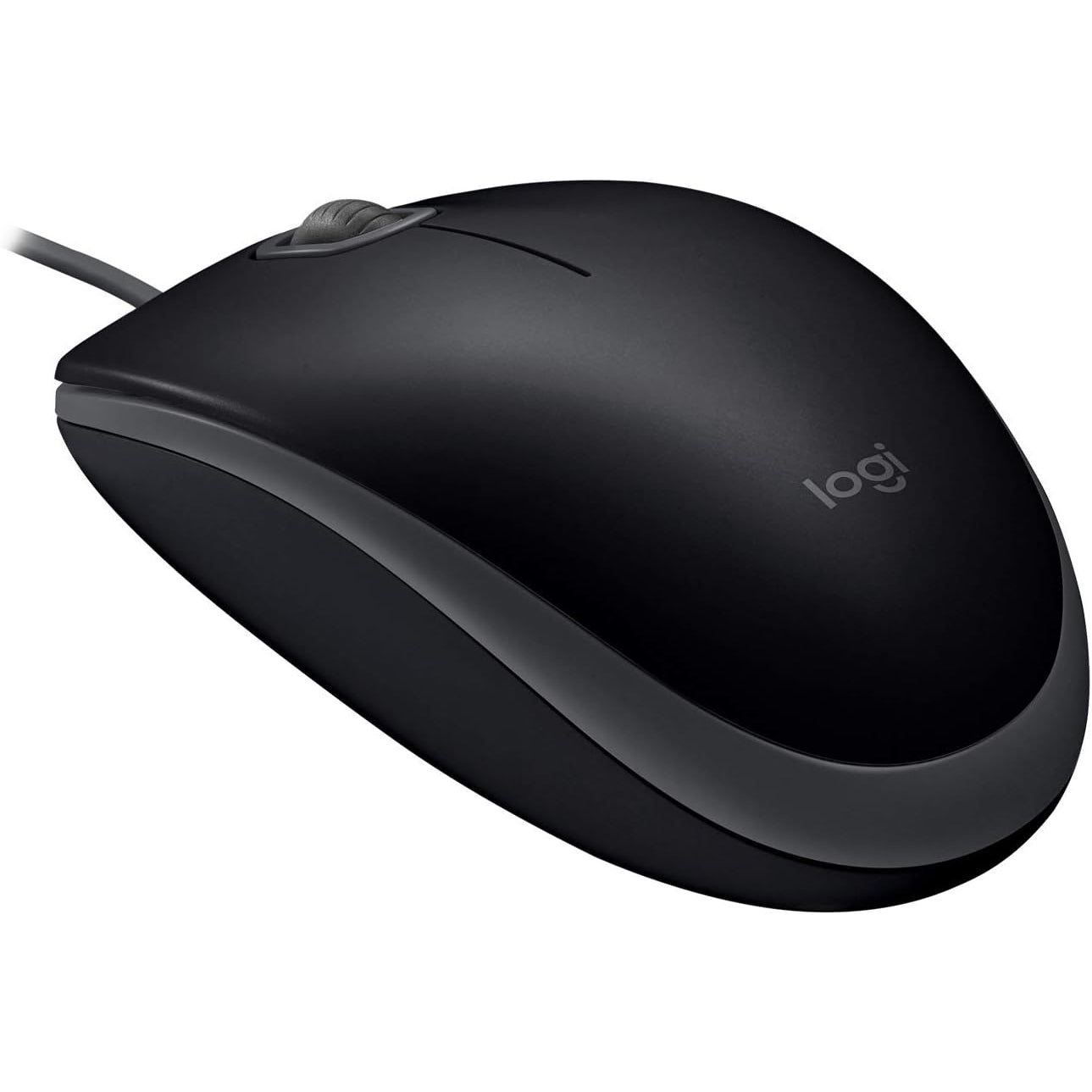 Logitech B110 Kabelgebundene USB-Maus geräuschlose Tasten komfortables Design