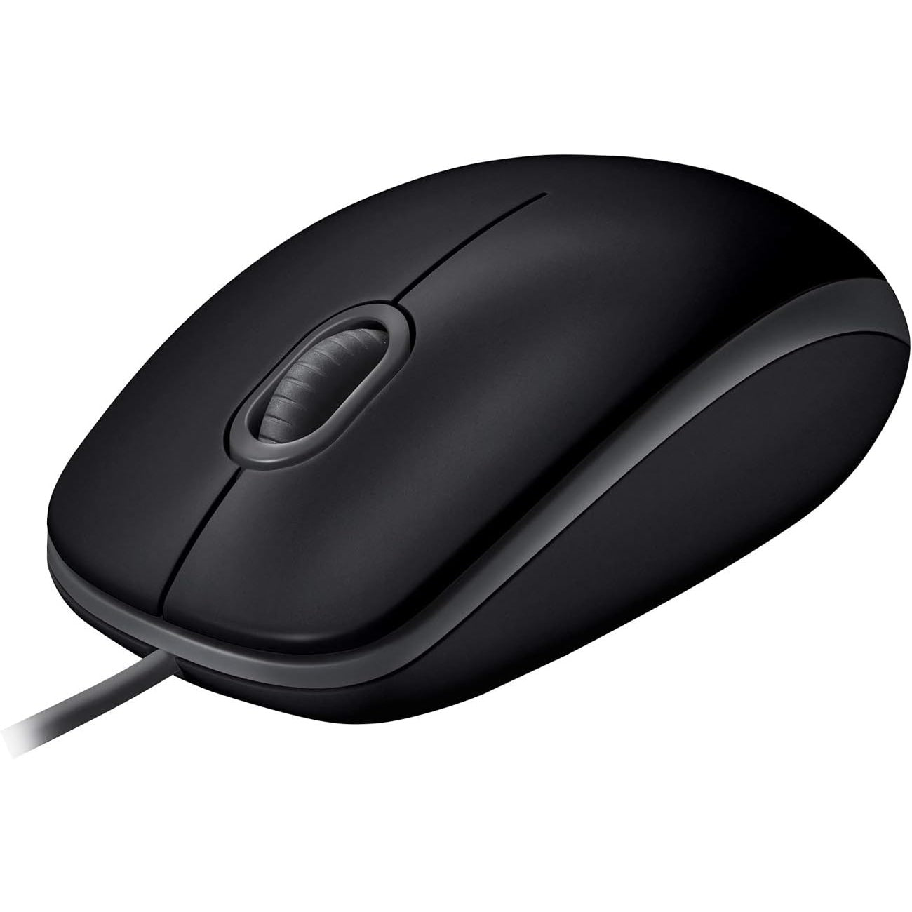 Logitech B110 Kabelgebundene USB-Maus geräuschlose Tasten komfortables Design